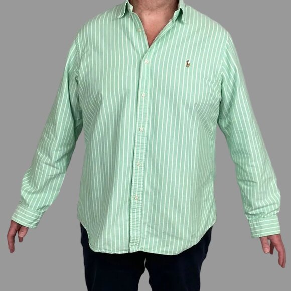 Men’s Polo by Ralph Lauren striped shirt - Picture 2 of 7